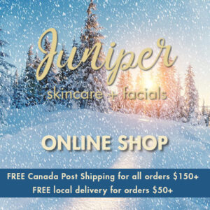 Juniper skincare + facials winter Promotions